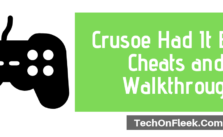 Crusoe Had It Easy Cheats and Walkthrough